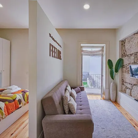 Loft W. Private Balcony And Ac Few Steps To River Porto