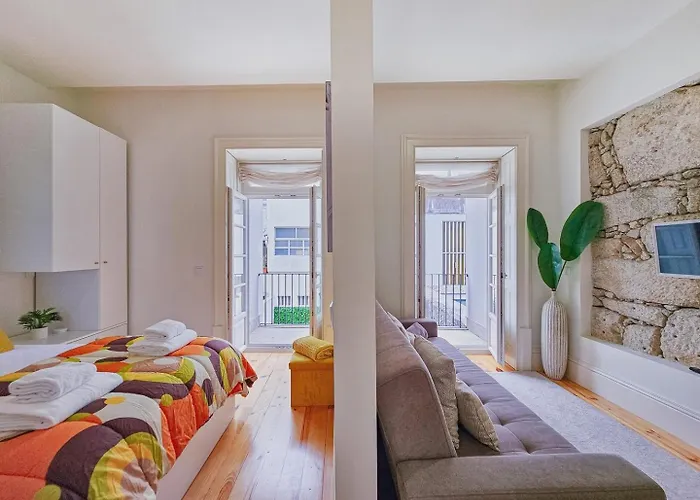 Loft W. Private Balcony And Ac Few Steps To River Apartman Porto